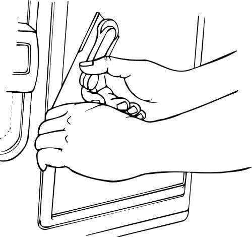 imageLisle 18600 Window and Door Clip RemoverBody Trim Tool  3 Piece Set