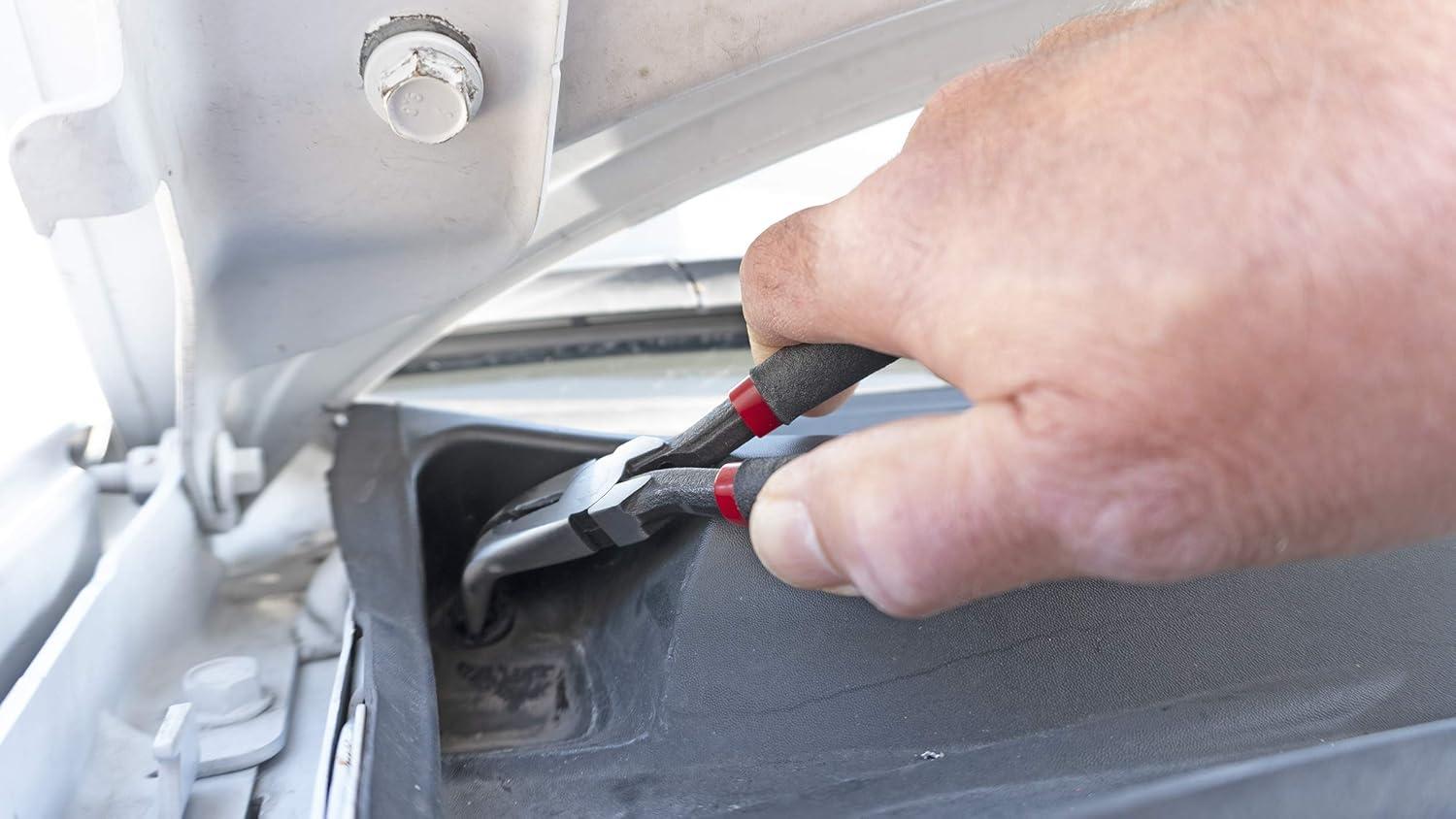 imageLisle 42060 Push Pin Pliers 30 DegreeClip Removal Pliers 45 Degree