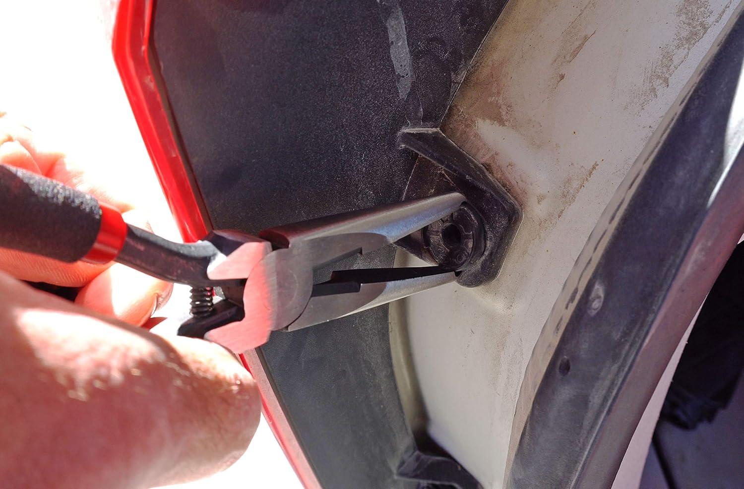 imageLisle 42060 Push Pin Pliers 30 DegreePlastic Clic Removal Pliers