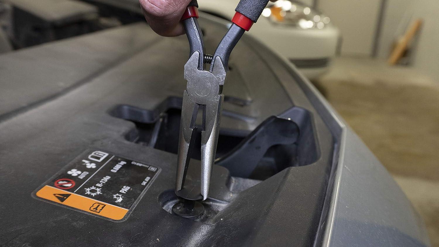 imageLisle 42060 Push Pin Pliers 30 DegreePlastic Clic Removal Pliers