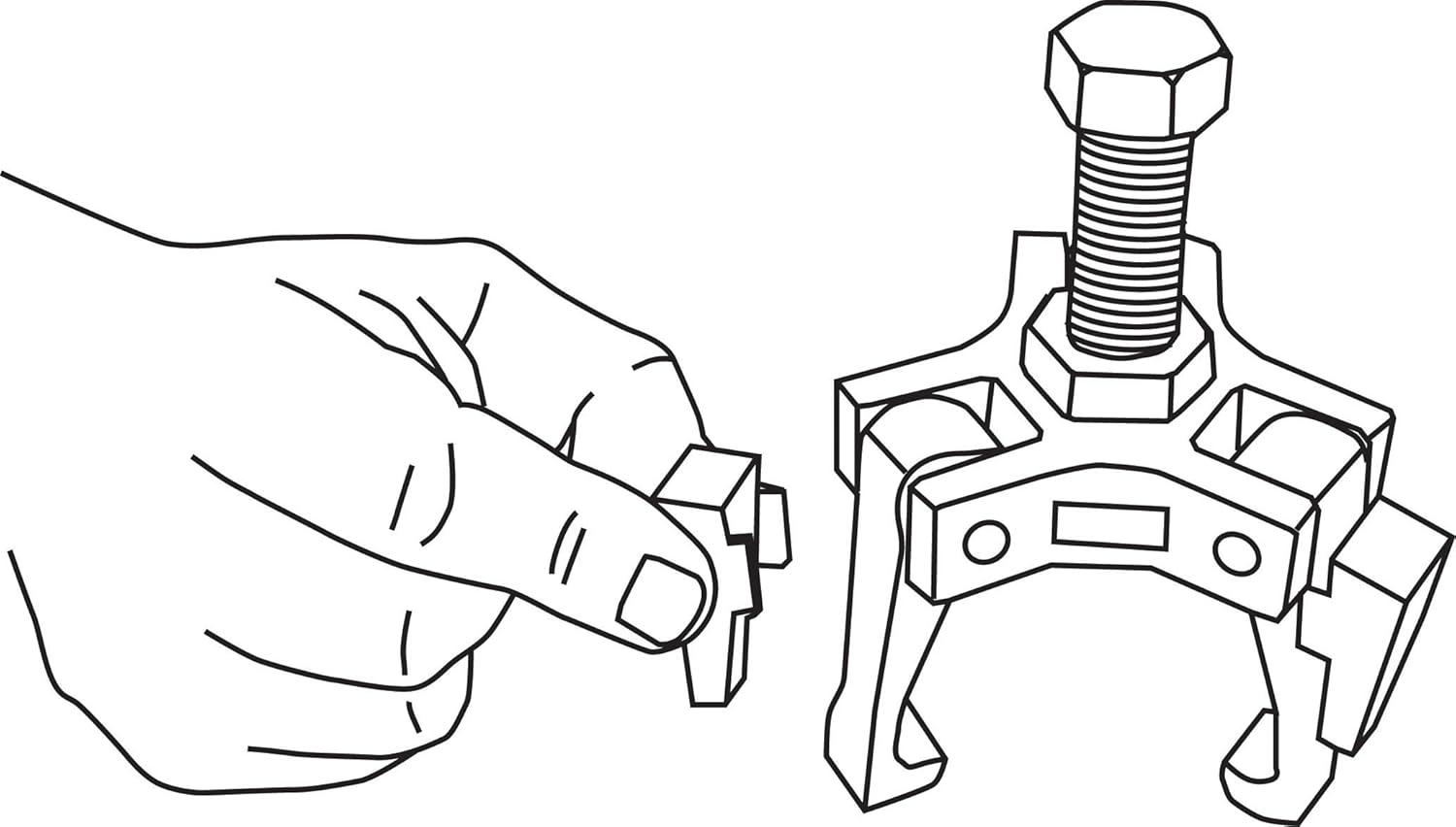imageLisle 51450 Harmonic Damper Pulley PullerHarmonic Damper Pulley Puller