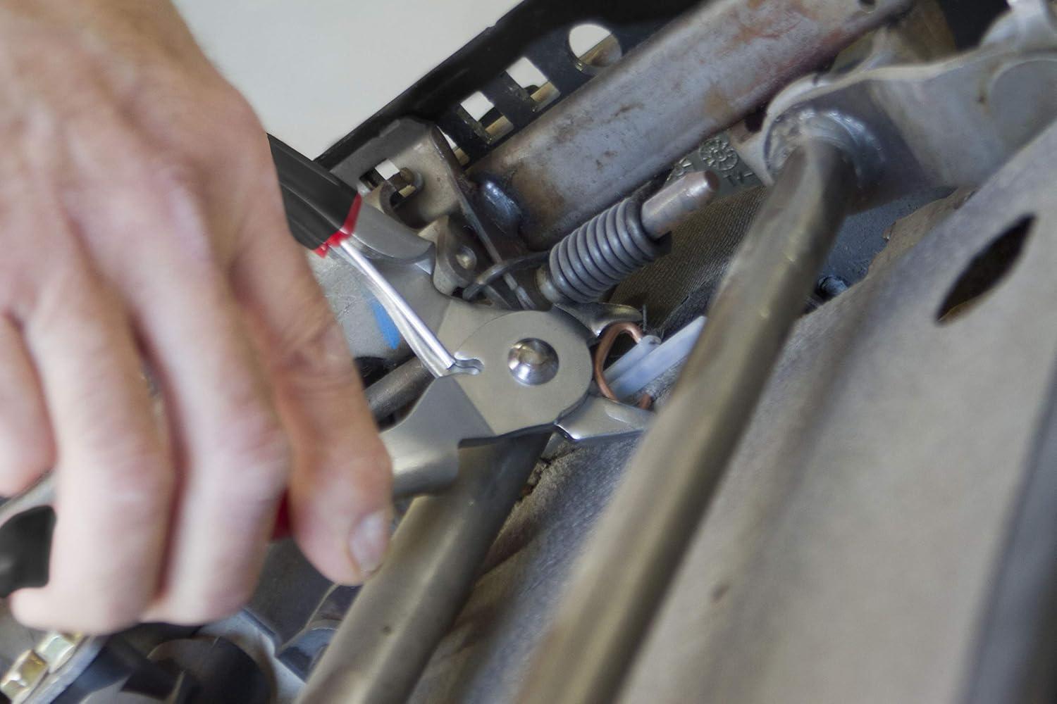 imageLisle 61410 Angled Hog Ring Pliers Black SilverAngled Hog Ring Pliers