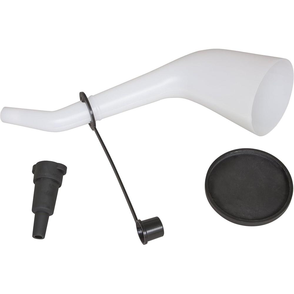 imageLisle 17232 Right Angle Funnel One Size FactoryOffset Funnel with Cap  Lid