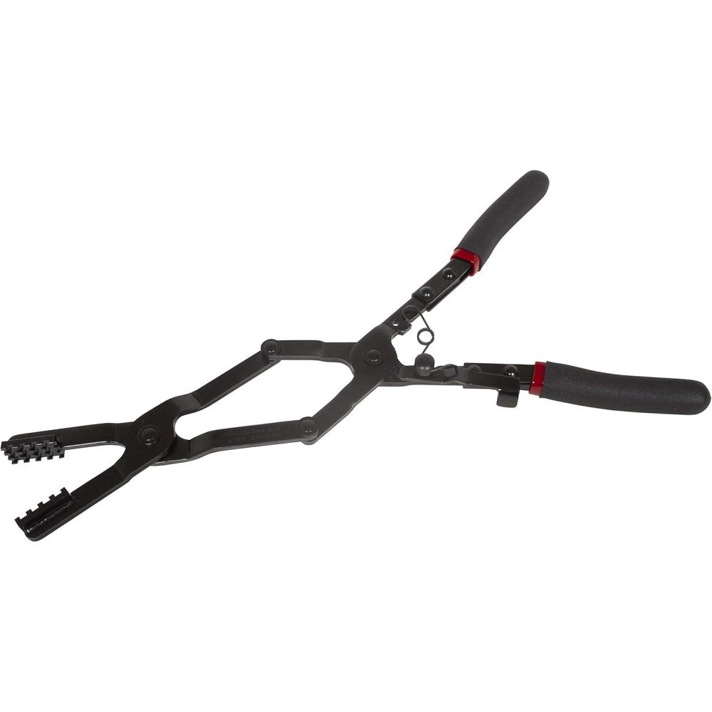 imageLisle 17370 35 Degree Long Hose Clamp PliersLong Reach Universal Hose Clamp Pliers