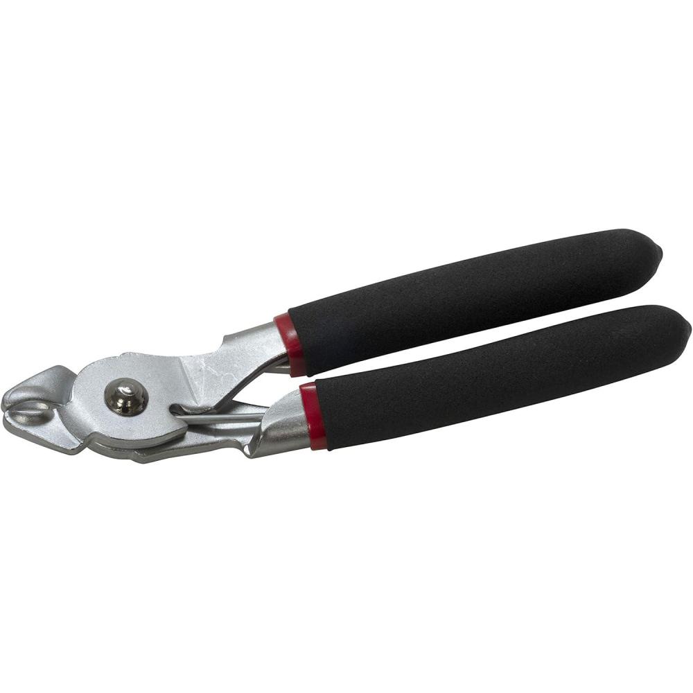imageLisle 61410 Angled Hog Ring Pliers Black SilverAngled Hog Ring Pliers
