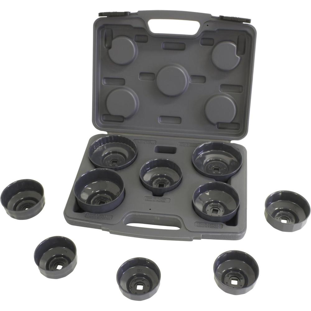 imageLisle 61450 10Piece HD End Cap Wrench Set61450
