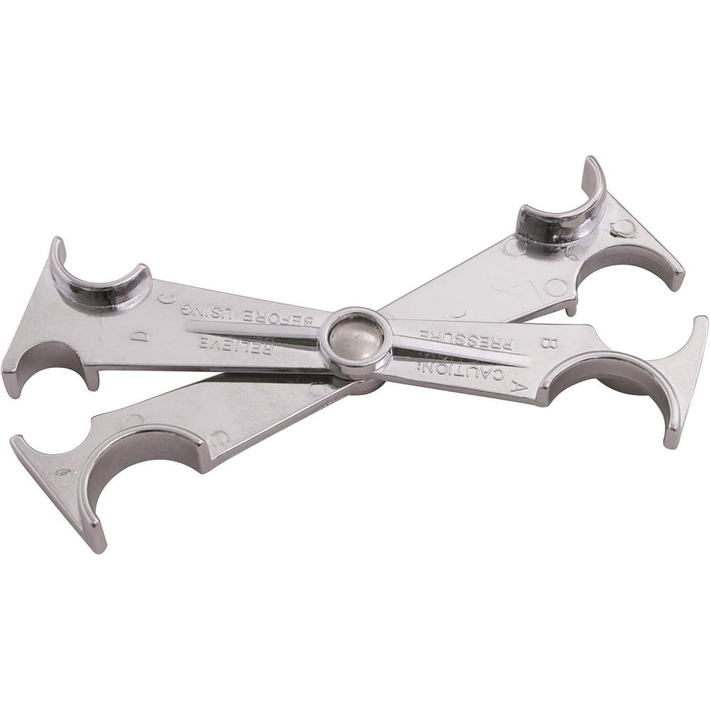 imageLisle 63720 516quot x 38quot Low Profile Scissor Disconnect FactorySpring Lock Scissor Disconnect for ACFuel Line