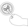 imageLisle 51450 Harmonic Damper Pulley PullerHarmonic Damper Pulley Puller