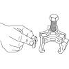 imageLisle 51450 Harmonic Damper Pulley PullerHarmonic Damper Pulley Puller