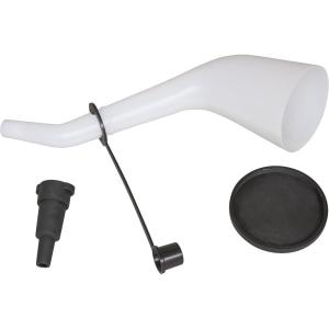 imageLisle 17232 Right Angle Funnel One Size FactoryOffset Funnel with Cap  Lid