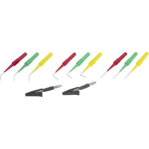 imageLisle 64750 11Piece Back Probe and Alligator Clip Set Red Green Yellow Black11 Piece Back Probe and Alligator Clip Set